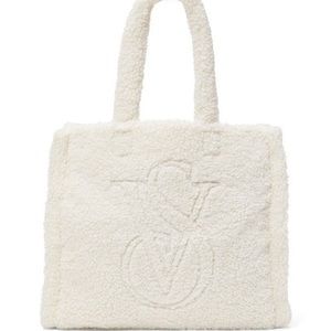 NEW Victoria’s Secret Sherpa Tote Bag